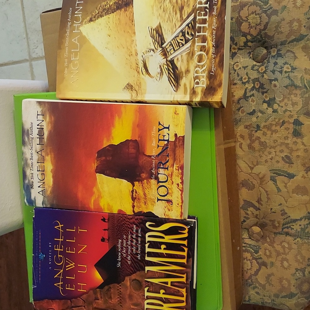 Legacy of the Ancient River trilogy by Angela Hunt